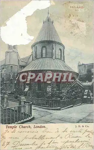 Cartes postales Temple Church London