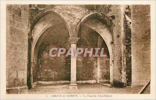 Ansichtskarte AK Abbaye de Hambye La Chapelle Saint Hubert