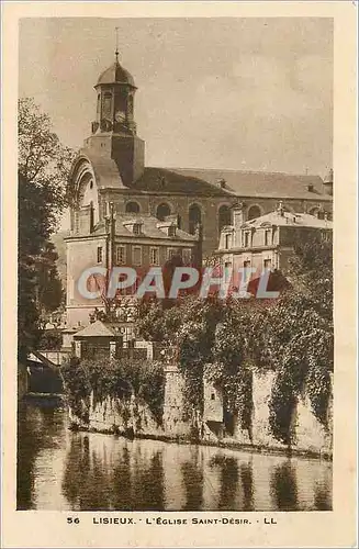 Ansichtskarte AK Lisieux L'Eglise Saint Desir