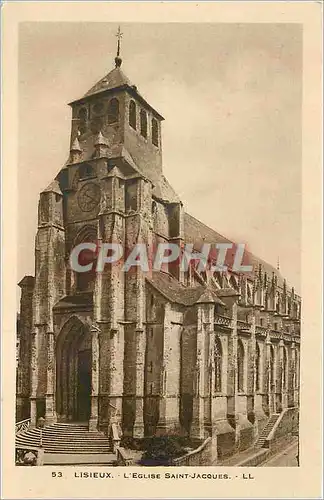 Ansichtskarte AK Lisieux L'Eglise Saint Jacques