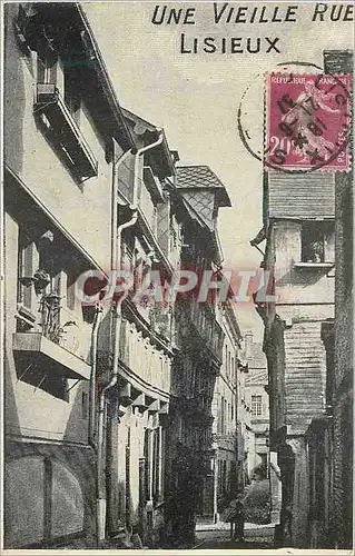 Cartes postales Une Vieille Rue Lisieux