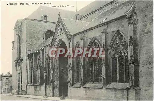 Cartes postales Verdun Portique de la Cathedrale