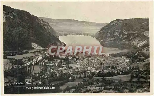 Cartes postales moderne Nantua (Ain) Vue generale et le Lac