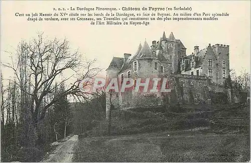 Cartes postales La Dordogne Pittoresque Chateau de Fayrac (en Sarladais) C'est un joli Manoir du XVe siecle Sur
