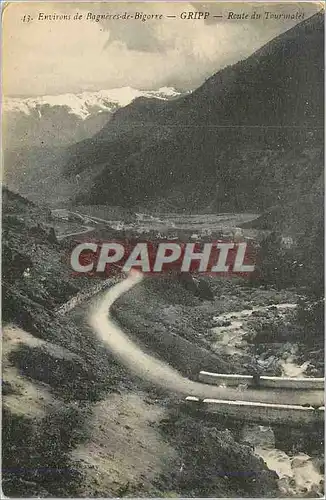 Cartes postales moderne Environs de Bagneres de Bigorre Gripp Route du Tourmalet