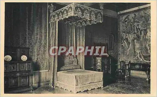 Cartes postales Chateau d'Azay Le Rideau (I et L) Chambre du premier etage
