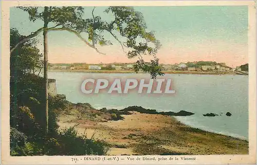 Cartes postales Dinard (I et V) vue de Dinard prise de la Vicomte
