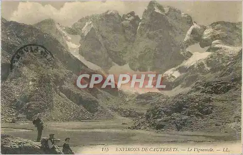 Ansichtskarte AK Environs de Cauterets Le Vignemale