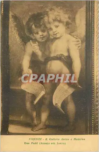 Cartes postales Firenze R Gallerie Antica et Moderna Due Putti (Andrea Del Sarto)