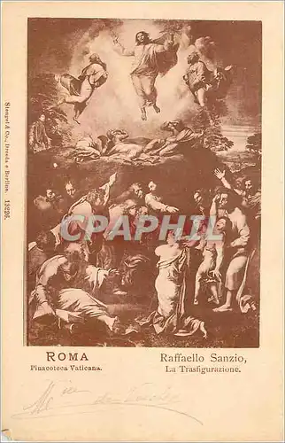 Cartes postales Roma Pinacotuen Vaticans Raffaello Sanzio La Trasfigurazione