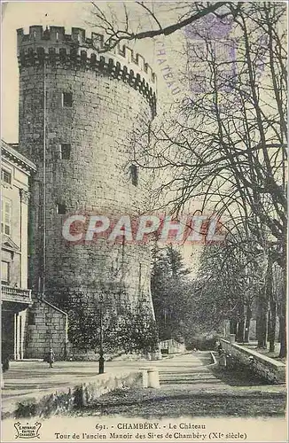 Ansichtskarte AK Chambery Le Chateau Tour de l'ancien Manoir des Sites de Chambery (XIe siecle)