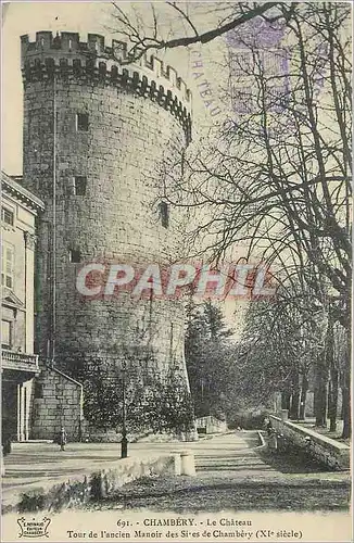 Cartes postales Chambery Le Chateau Tour de l'ancien Manoir des Sites de Chambery (XIe siecle)