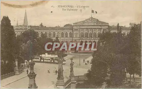 Cartes postales Strasbourg L'Universite Tramway