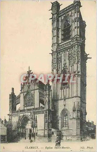 Ansichtskarte AK Clamecy Eglise Saint Martin