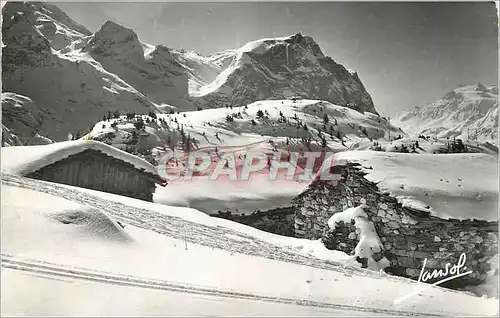 Cartes postales moderne Pralognan la Vanoise (Savoie) Chalets sur le Plateau du Bochor et Rue de la Valette