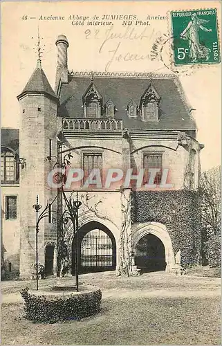 Cartes postales Ancienne Abbaye de Jumieges Ancien Cote interieur
