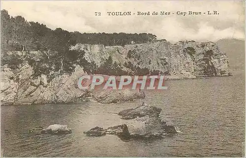 Ansichtskarte AK Toulon Bord de Mer Cap Brun