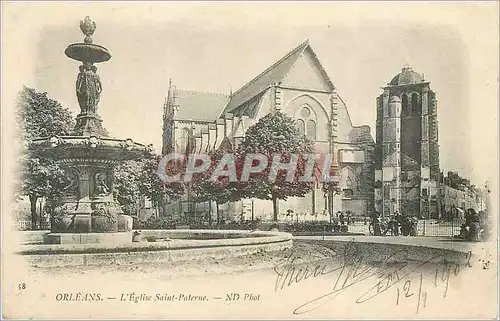 Cartes postales Orleans L'Eglise Saint Paterne