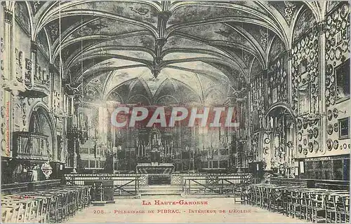 Cartes postales La Haute Garonne Pelerinage de Pibrac Interieur de l'Eglise
