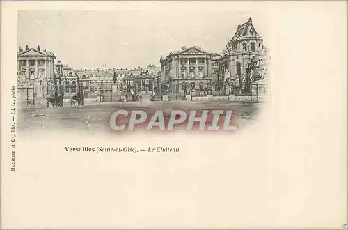 Ansichtskarte AK Versailles (Seine et Oise) Le Ch�teau (carte 1900)