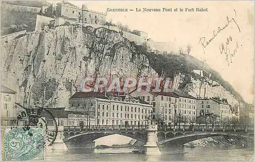 Cartes postales Grenoble Le Nouveau Pont et le Fort Rabet