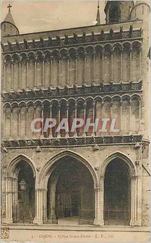 Cartes postales Dijon Eglise Notre Dame