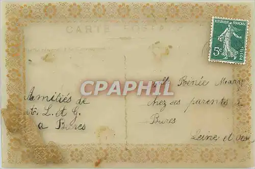 Cartes postales Fantaisie carte transparente