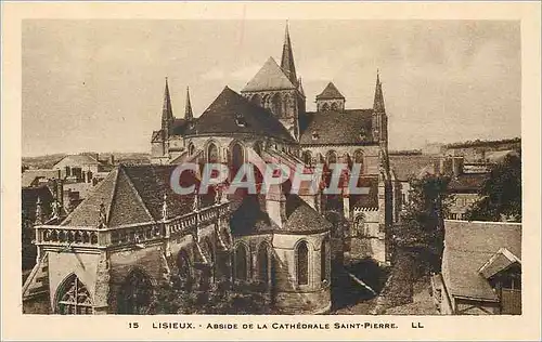 Ansichtskarte AK Lisieux Abside de la Cathedrale Saint Pierre