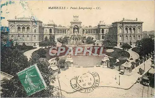 Cartes postales Marseille Palais Longchamp Tramway