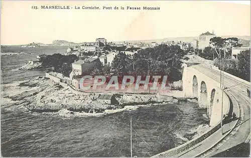 Ansichtskarte AK Marseille La Corniche Pont de la Fausse Monnaie