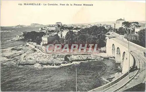 Cartes postales Marseille La Corniche Pont de la Fausse Monnaie