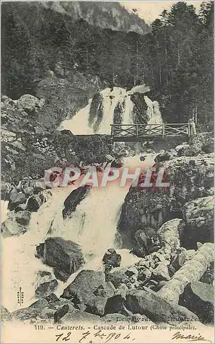 Ansichtskarte AK Cauterets Cascade de Lutour (Chute principale)