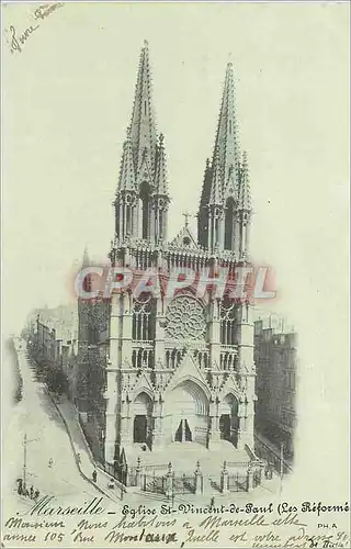 Ansichtskarte AK Marseille Eglise St Vincent de Paul (Les Reformes) (carte 1900)