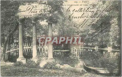 Cartes postales Paris La Colonnade au Parc Monceau