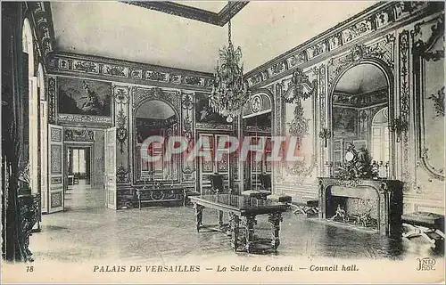 Cartes postales Palais de Versailles La Salle du Conseil