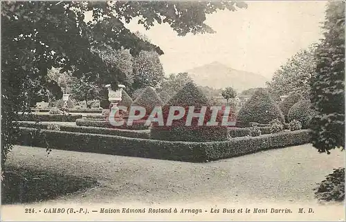 Cartes postales Cambo (B P) Maison Edmond Rostand a Arnaga Les Buts et le Mont Darrin