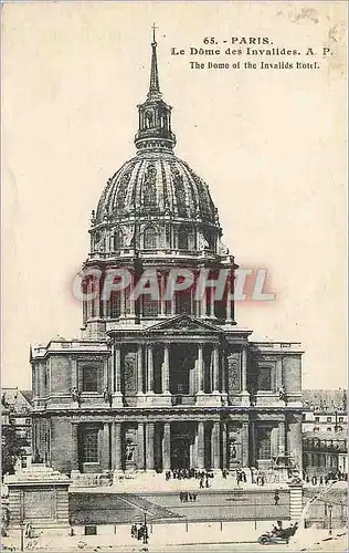 Cartes postales Paris Le Dome des Invalides