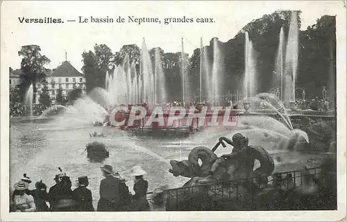 Ansichtskarte AK Versailles Le Bassin de Neptune Grandes Eaux