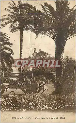 Cartes postales Cannes Vue sur le Suquet