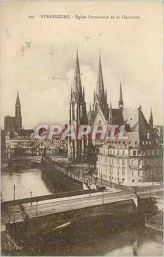 Cartes postales Strasbourg Eglise Protestante de la Garnison