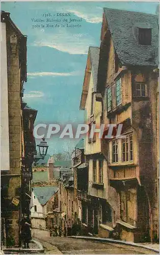 Cartes postales Dinan Vieilles Maisons pres la Rue de la Lainerie Enfant