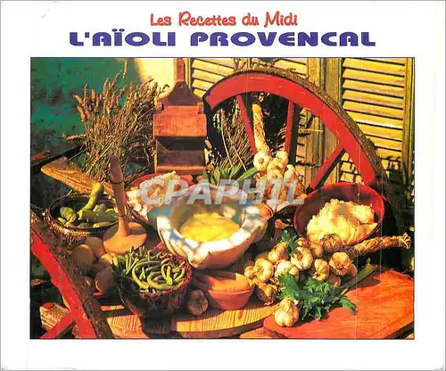 Moderne Karte Les Recettes du Midi L'Aioi Provencal