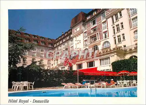 Moderne Karte Deauville Hotel Royal Boulevard Cornuche