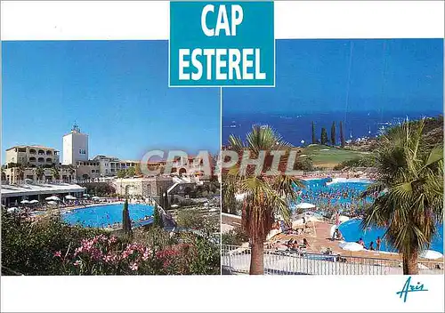 Moderne Karte Cap Esterel Agay