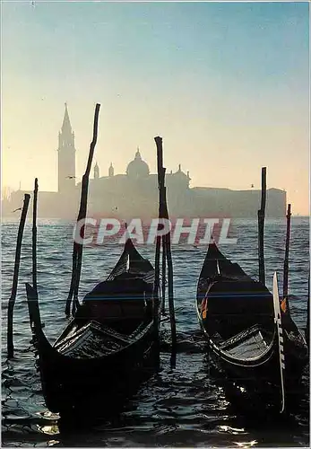 Cartes postales moderne Venezia Quai S Marco Bateaux