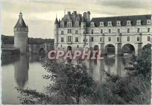 Cartes postales moderne Chenonceau La Belle Touraine se mirant dans le Cher