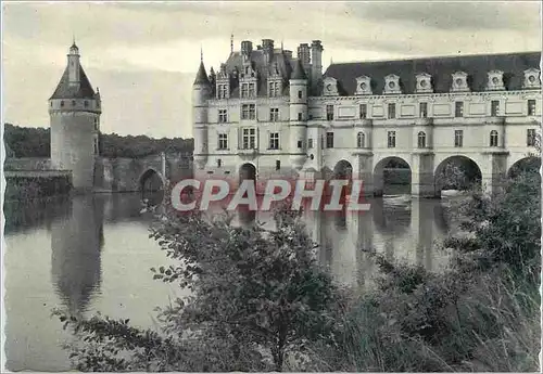 Moderne Karte Chenonceau La Belle Touraine se mirant dans le Cher