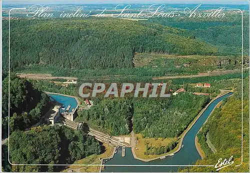 Cartes postales moderne Saint Louis Arzviller (Moselle) Canal de la Marne au Rhin Le Plan Incline Transversal