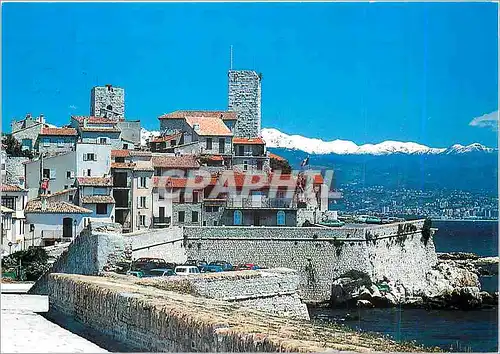 Cartes postales moderne Antibes (Alpes Maritimes) Forte Lumiere sur les Remparts