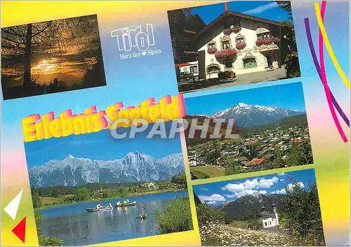 Cartes postales moderne Tyrol Un Bonjour de Seefeld 1200 m paradis de Vacances